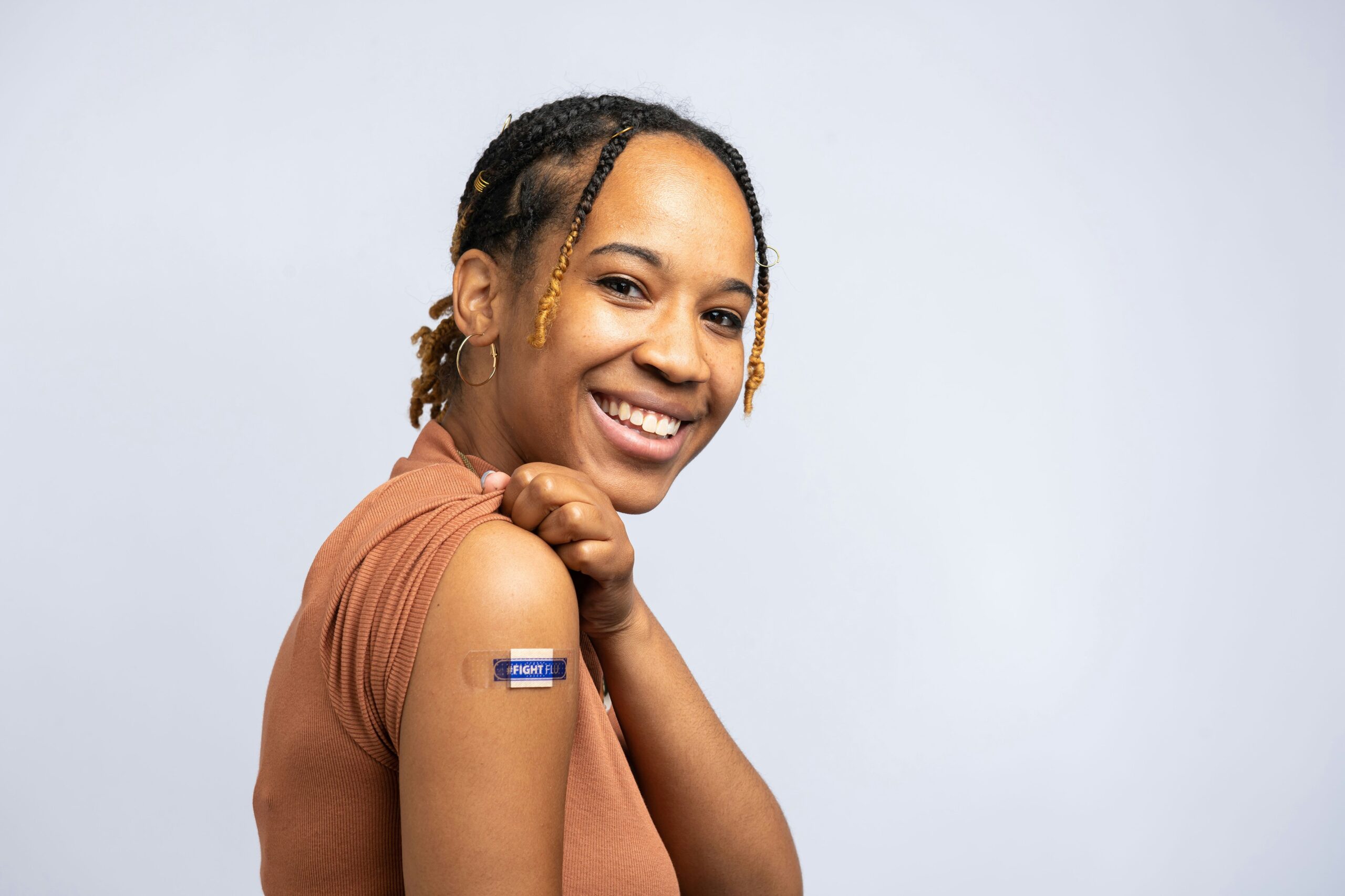 Flu vaccinated patient